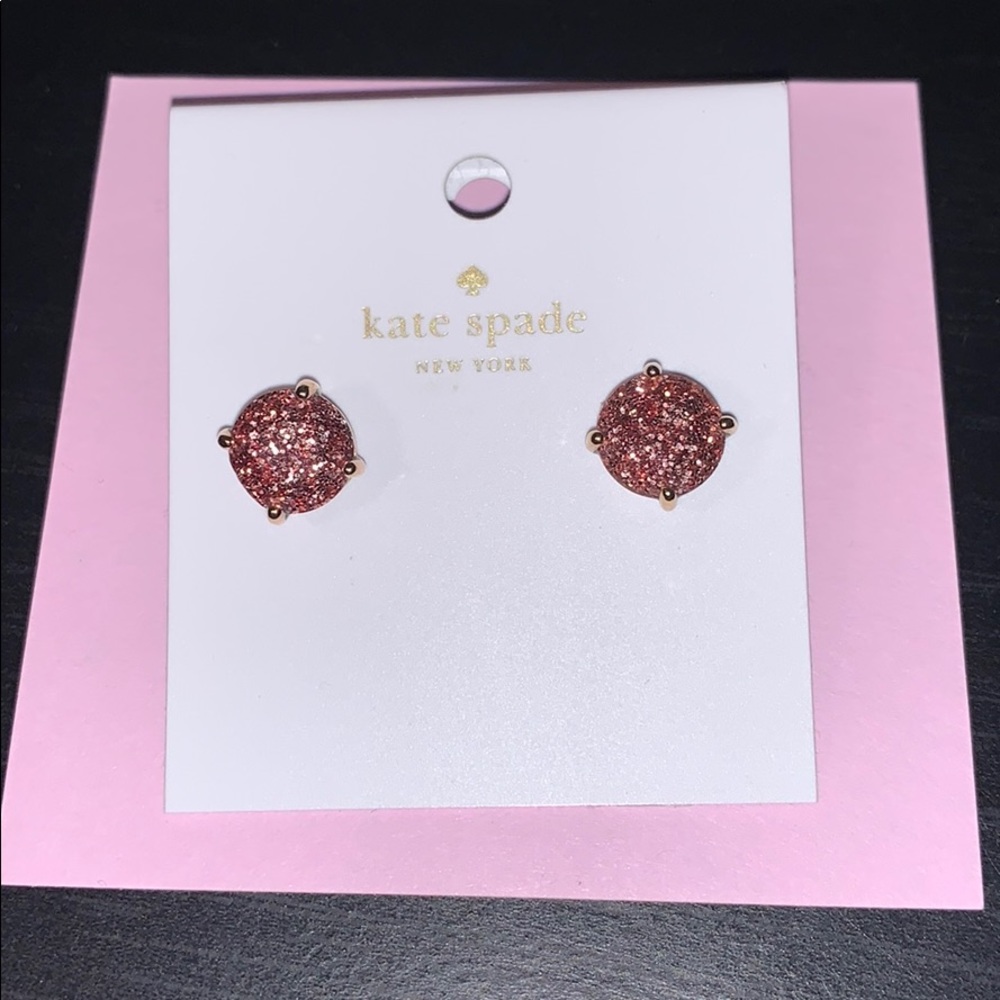 Kate Spade Rose Gold earrings
